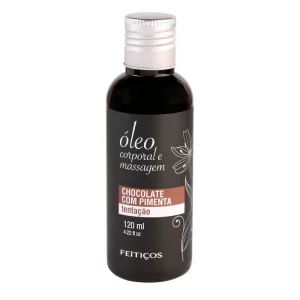 Óleo De Massagem Chocolate Com Pimenta 120 Ml