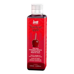 Tantric Apple Óleo Para Massagem Tântrica Aroma Maçã Do Amor 130 ml - Intt