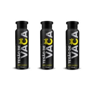 Kit C/3 Energético Afrodisíaco Tesão De Vaca Feminino 10ml