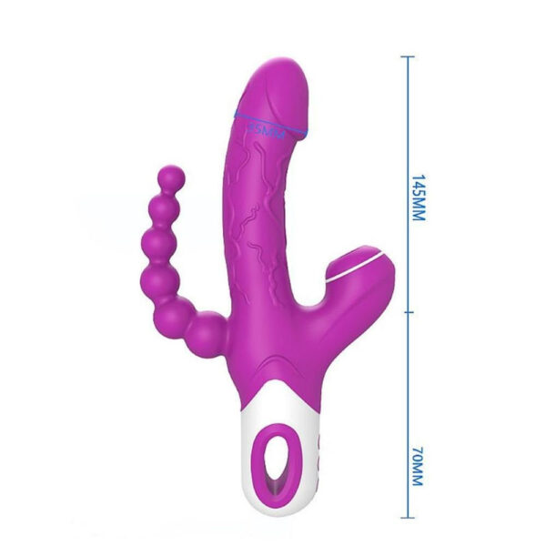 vibrador eros ponto g e clitoris 12 vibracoes e 3 pulsacoes general import 6