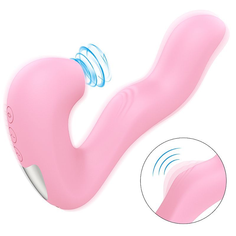 Vibrador Do Ponto G Com Pulsação e Sugador- Anitta - Preto - S-Hande - Imagem 2