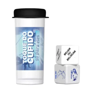 Jogo De Dados Toque Do Cupido Para Eles C/ 2