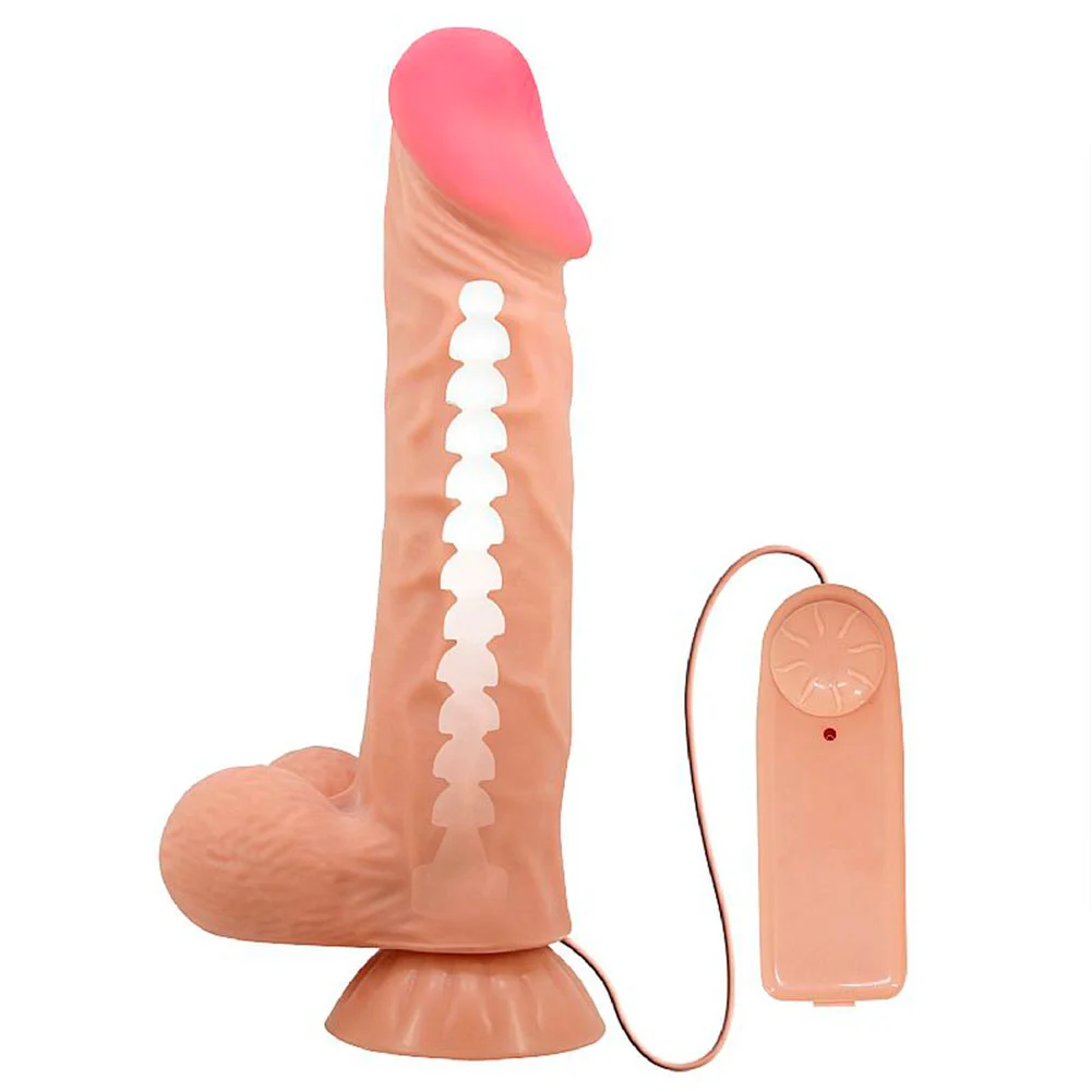 penis realistico vibrador de multi velocidade sliding skin 240x50 sexy import