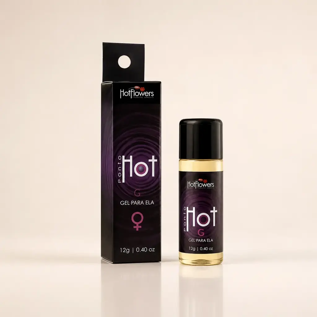 Gel Estimulante Hot Ponto G 12G Hot Flowers - Imagem 2