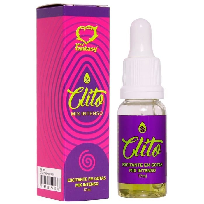 clito excitante em gotas mix intenso 17ml sexy fantasy