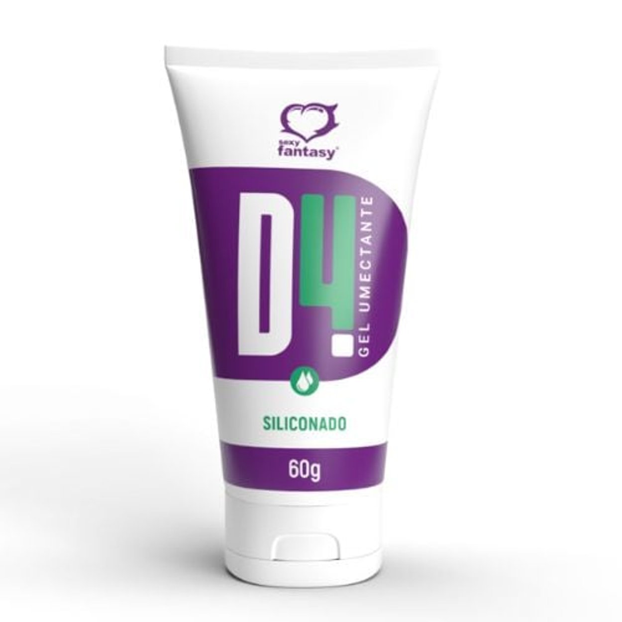 d4 gel umectante lubrificante siliconado 60g sexy fantasy