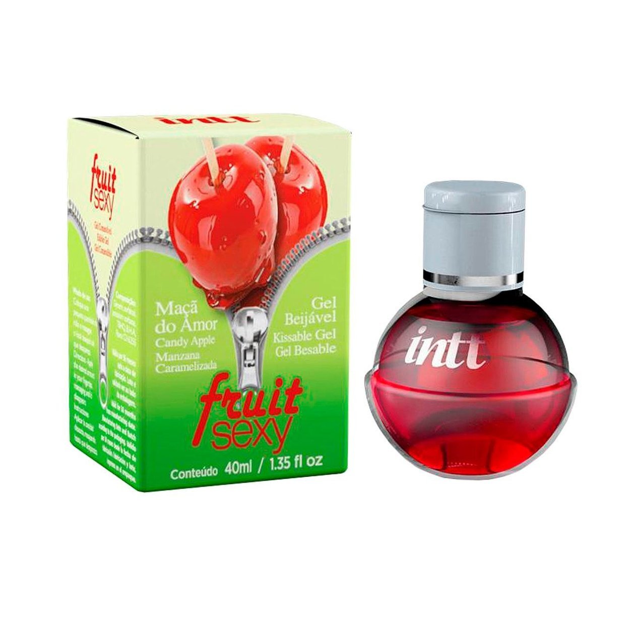 gel comestivel fruit sexy maca do amor 40ml intt