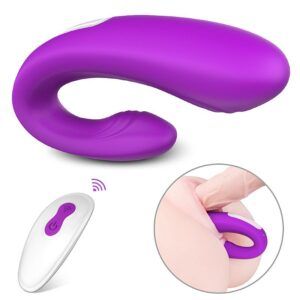 Vibrador De Casal Com Controle Recarregável - Enjoy Rct - Roxo - S-Hande