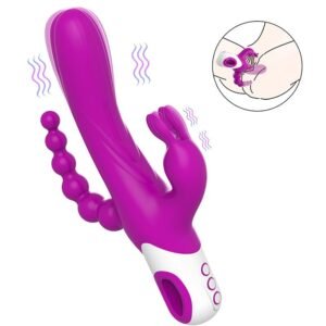 Vibrador De Ponto G e Clitóris Recarregável - 3 Em 1 - Eden