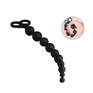 Plug Anal - Escalonado Em Silicone - 34 x 3 Cm