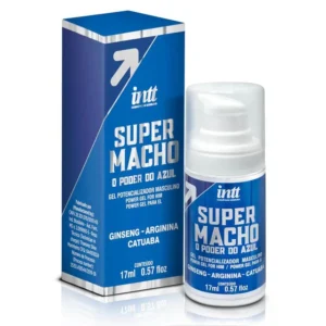 Super Macho O Poder Do Azul Gel Potencializador Masculino 17 ml Intt