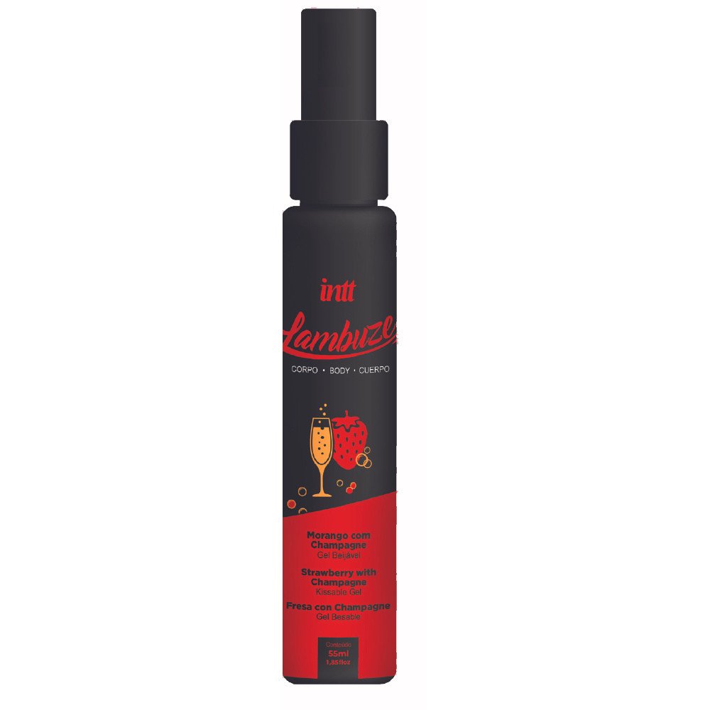 gel excitante beijavel lubrificante leve efeito aquecimento intt lambuze 55ml disponivel 5 sabores 147167