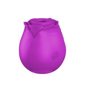 Rosa Estimuladora de Clitóris com Pulsação - Roxo - Magic Rose