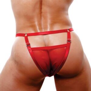 Cueca Jockstrap Huthless Ajustável Vermelho – Love Itens