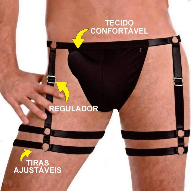 cueca jockstrap sexy especial 2 cinta ousada preta picante 1