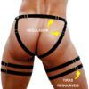 cueca jockstrap sexy especial 2 cinta ousada preta picante 2