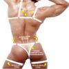 cueca jockstrap sexy kit especial ousada branca picante 3