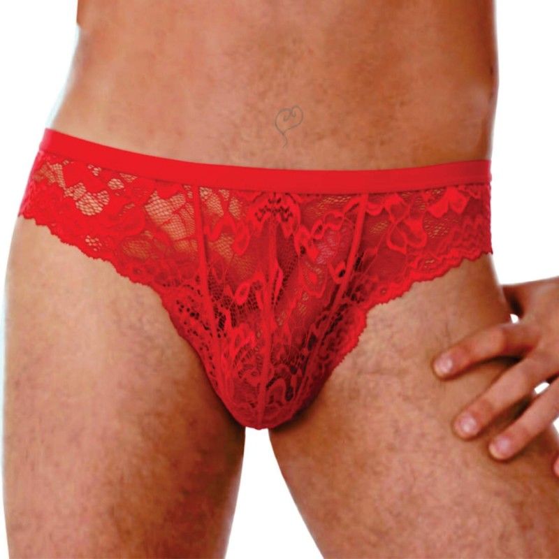 cueca renda sexy especial ousada regulavel vermelha paixao picante