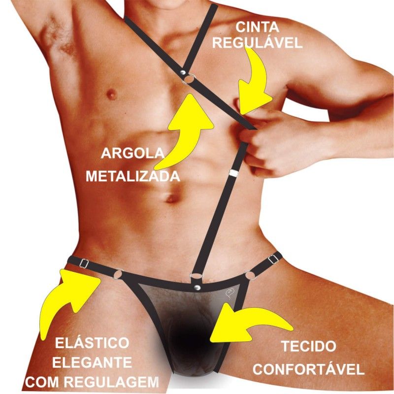 cueca sexy especial com alca central roupa intima ousada picante 1