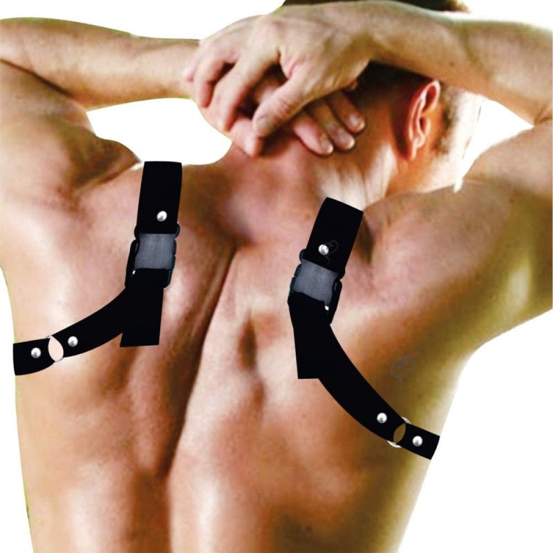 harness colete t arnes gladiador couroeco cinta dominacao fetish fashion arreio 1
