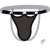 tanga jockstrap transparente sexy ousado em couroeco huthless collection 2