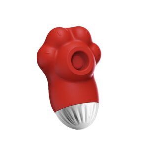 Sugador de Clitóris Patinha Com 12 Modos De Pulsação- Vermelho