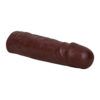 Capa Peniana Collins Em Cyberskin 17 x 4,5 Cm Marrom - Upper Toys - Thumbnail Image 3