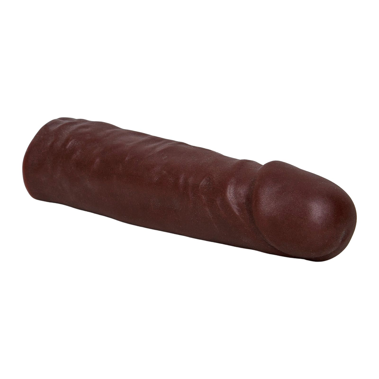 Capa Peniana Collins Em Cyberskin 17 x 4,5 Cm Marrom - Upper Toys - Imagem 3