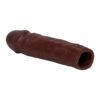 Capa Peniana Collins Em Cyberskin 17 x 4,5 Cm Marrom - Upper Toys - Thumbnail Image 2