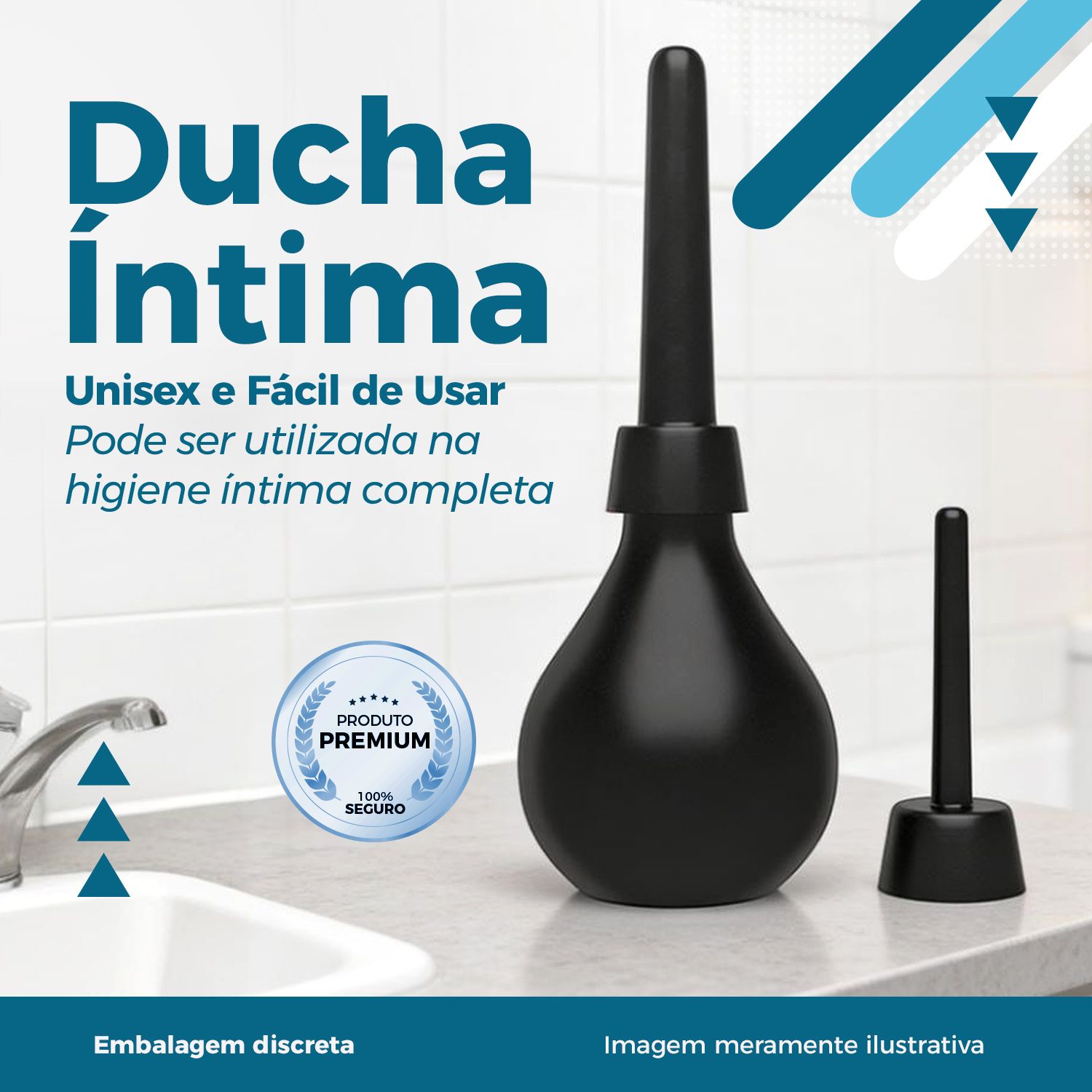 Ducha Higiênica Anal Com Aplicador 250 Ml 2 ACO095P 2