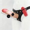 Cinta Peniana Com Pênis Realístico Com Vibro 16 x 4 Cm - Bege - Adão e Eva - Thumbnail Image 5