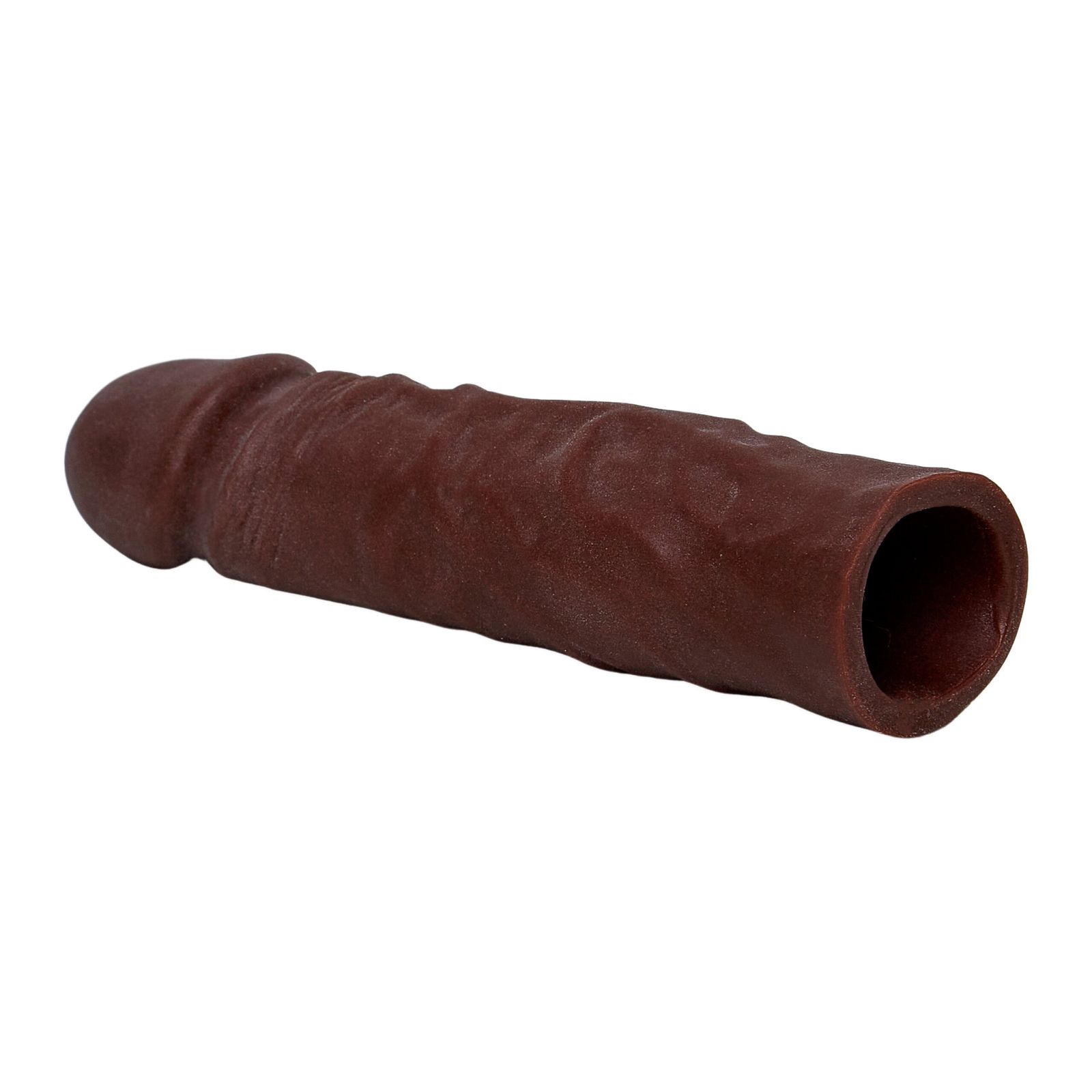Capa Peniana Carter Em Cyberskin 18 x 4,0 Cm Marrom - Upper Toys - Imagem 2