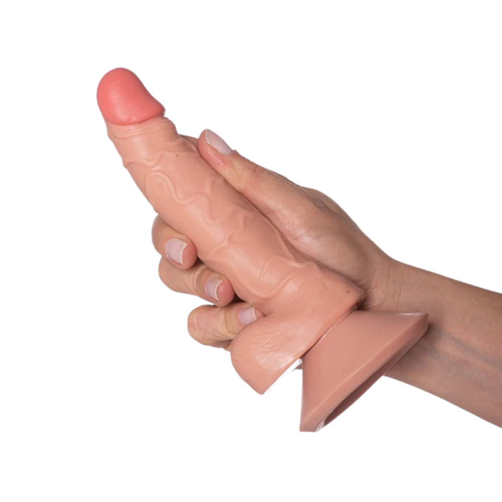Pênis Realistic Skin Mark Com Ventosa 14 x 3,0 Cm Bege - Upper Toys - Imagem 7