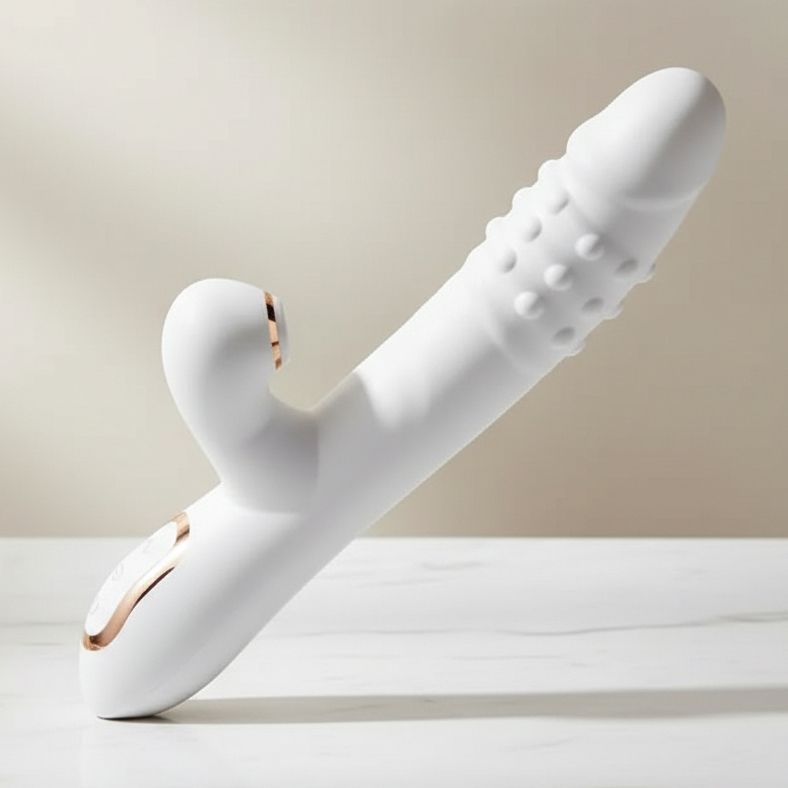 Vibrador Estimulador De Clitóris e Ponto G Com Esferas Giratórias Rotação 360° - Imagem 8