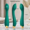 Vibrador De Ponto G Verde Recarregável- Sabrina - Thumbnail Image 4
