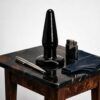 Plug Anal Em Formato De Cone 12 x 3,5 Cm Preto Brilhante - Thumbnail Image 3