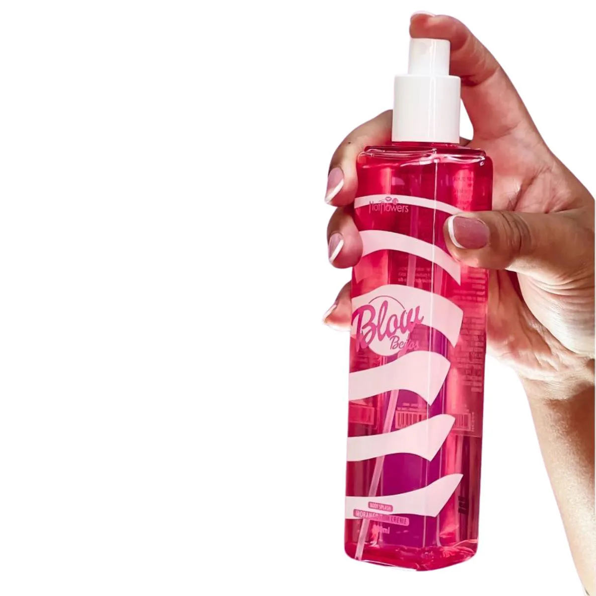 Body Splash Blow Girl Beijos 180 Ml Hot Flowers - Imagem 3